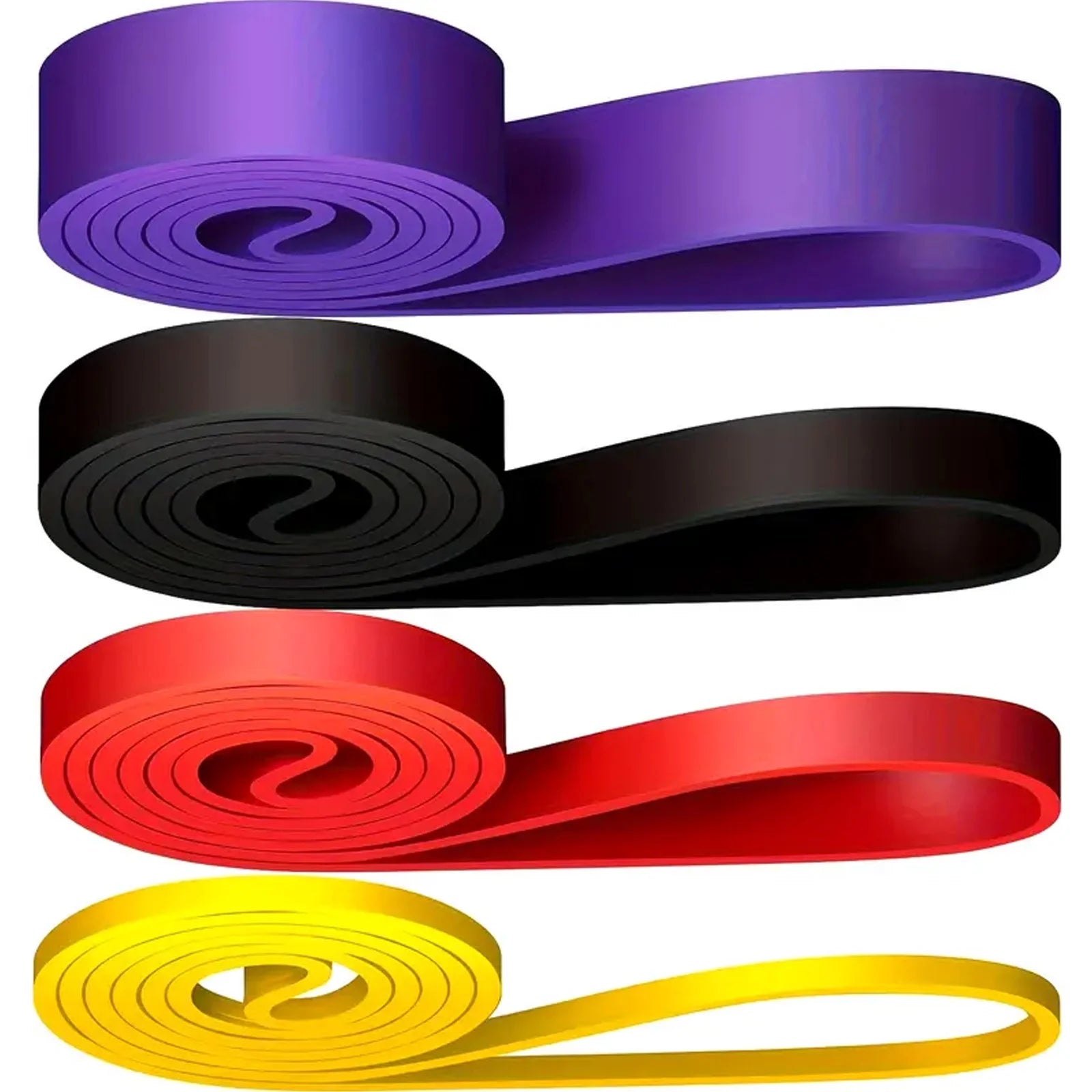 Resistance Bands, Pull-Up Assist Bands - Fitness Bands, Exercise Bands, Long Resistance Bands Set for Fitness, Training, Physical Therapy for Men and Women